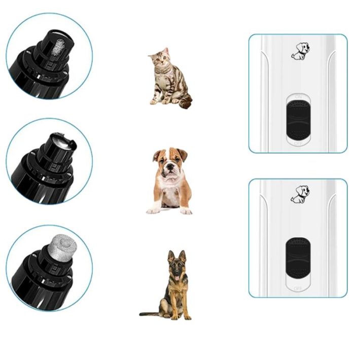 Electric Pet Nail Grinder With USB Charging