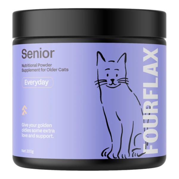 Fourflax Senior | Health Supplement for Older Cats | 200g